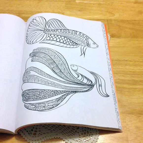 Adult Coloring Book - Peaceful Patterns - Picture 4 of 10